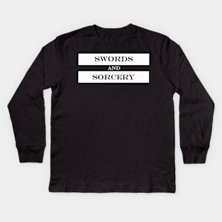 swords and sorcery Kids Long Sleeve T-Shirt